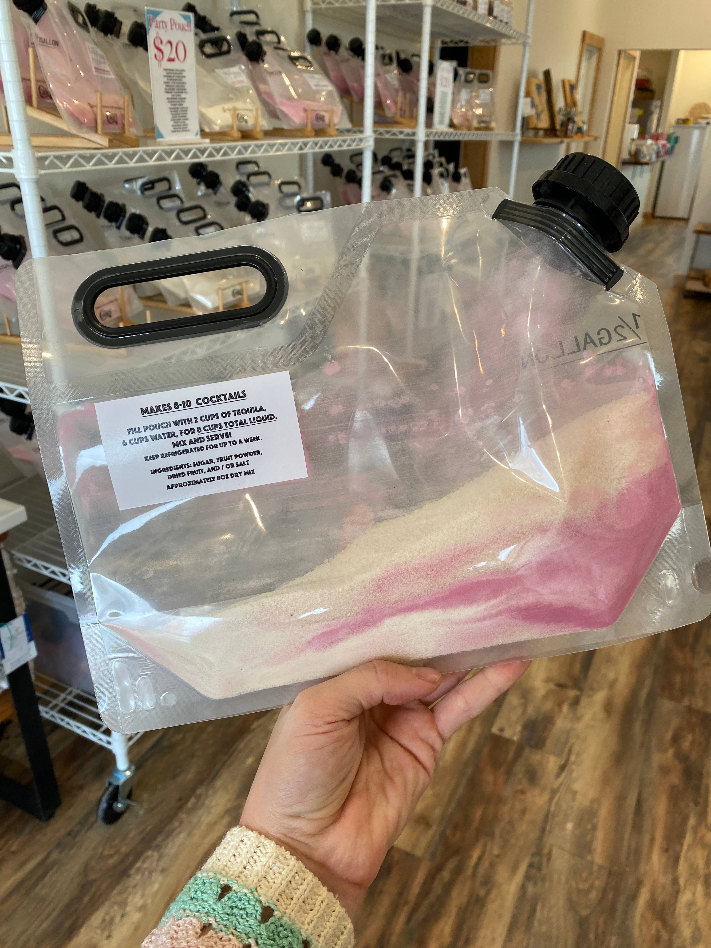 Lakeside Market – Mistura de coquetel/xarope por atacado – Bolsa Cocktail Pera Pricktail Party Mix - 1/2 Galon1