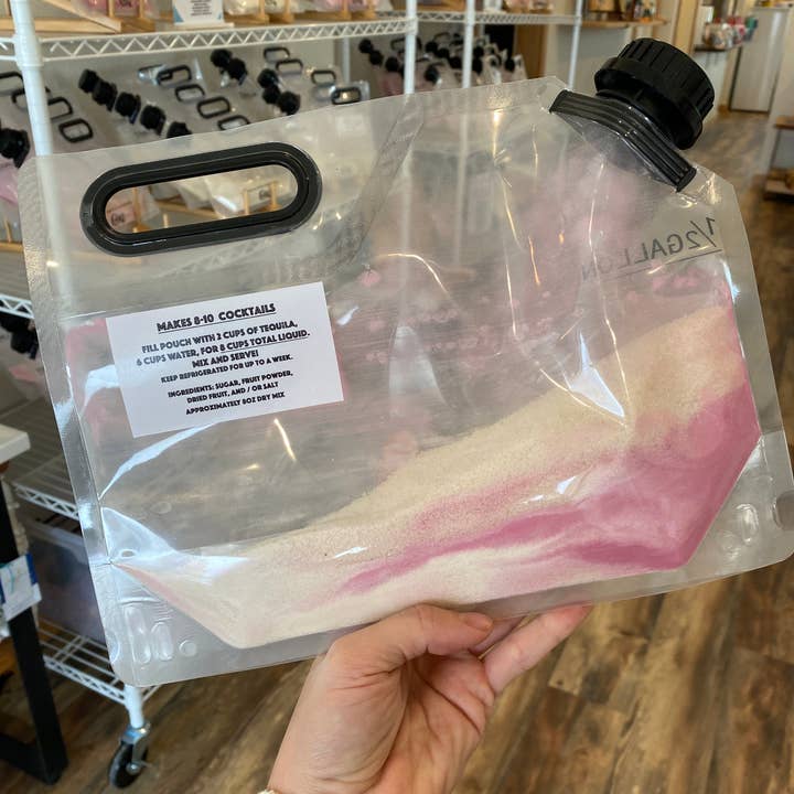 Lakeside Market - Wholesale Cocktail Mix/Syrup - Prickly Pear Cocktail Party Pouch Drink Mix - 1/2 Gallon1