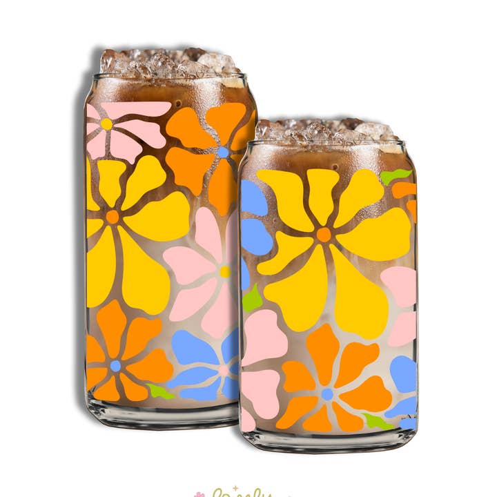 Fleurs Abstraites - Boîte en Verre pour la vente par Lovely Avenue