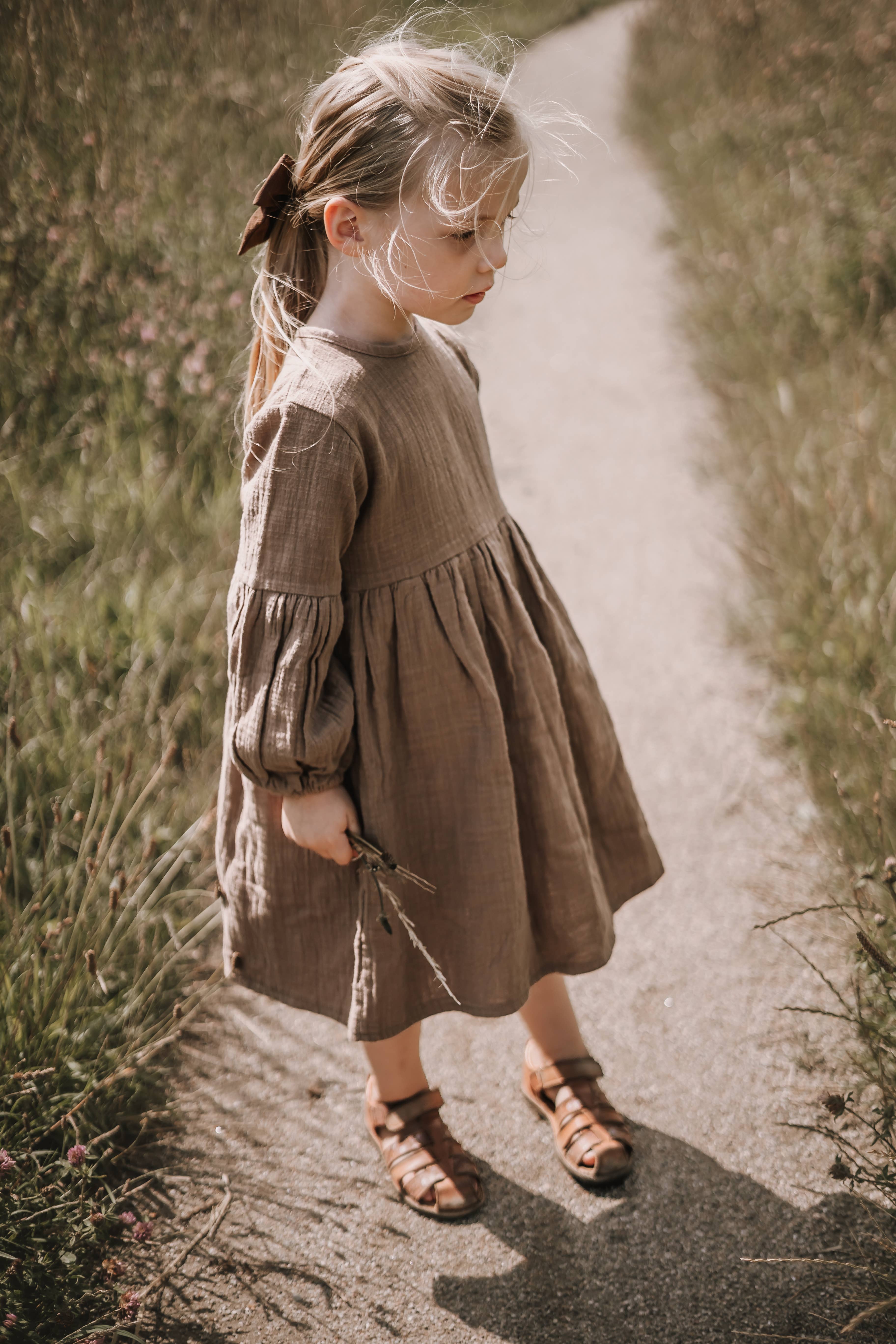 Annie & Charles - Wholesale Dress - Kids - Annie & Charles® organic cotton muslin dress NOAH5