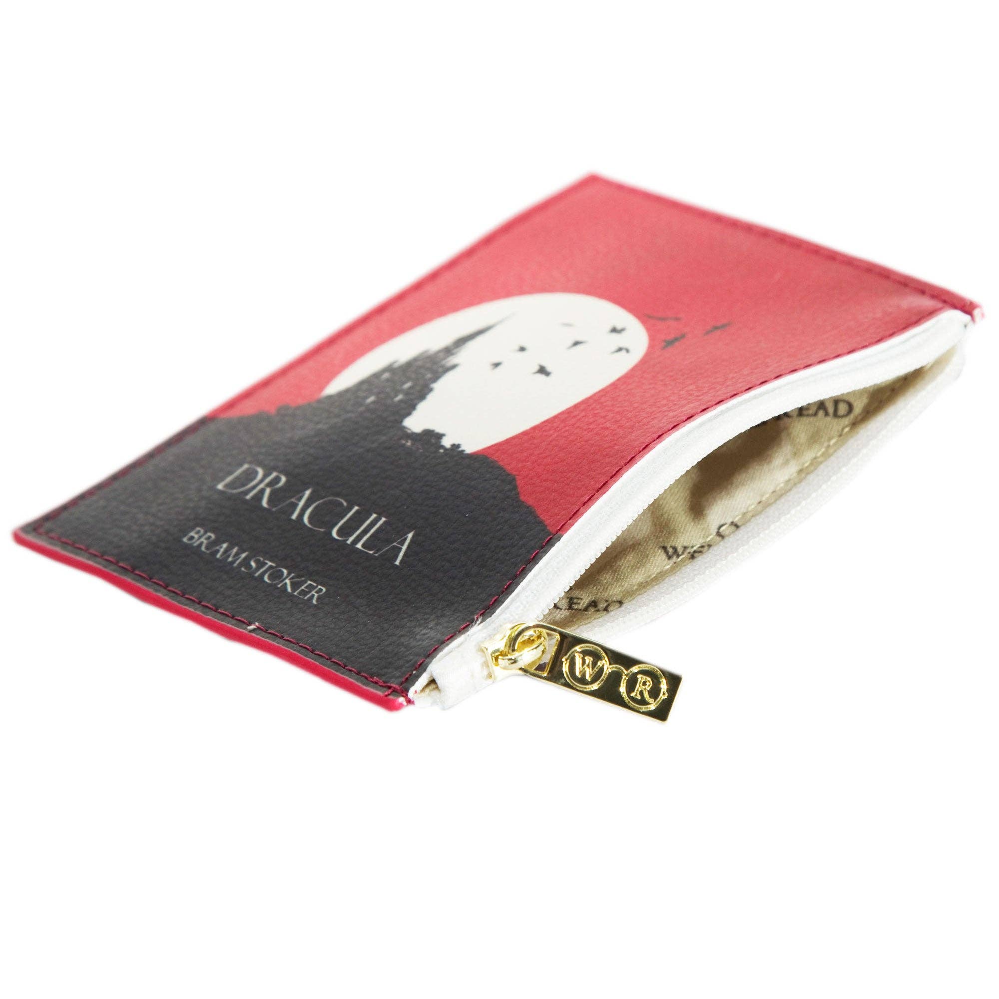 Well Read Company - Wholesale Coin Purse - Women's - Dracula Moon Red Book Coin Purse Wallet3