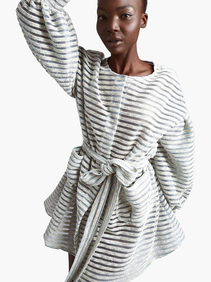 Sky Tweed jas jurk voor wholesale door NARCES