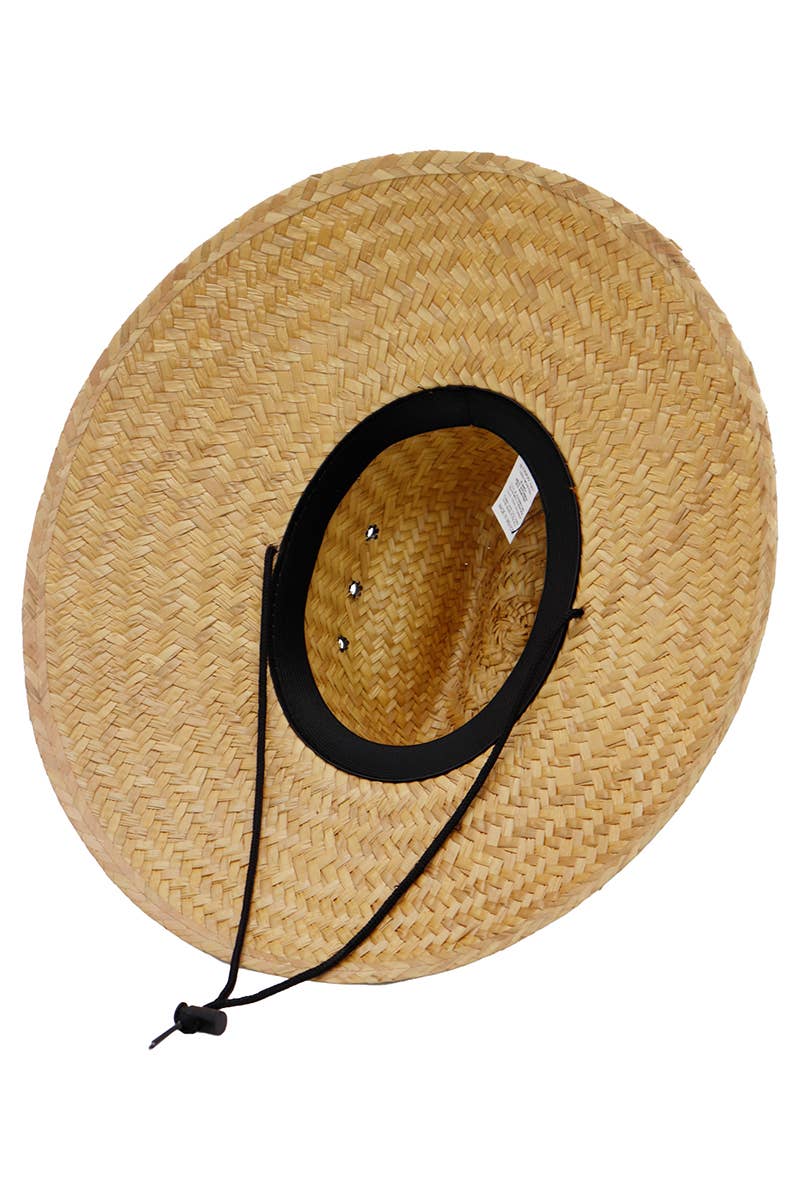 Cap Zone - Wholesale Straw Hat - Women's - Quarterhorse Wide Dome Brim Straw Lifeguard Hat13