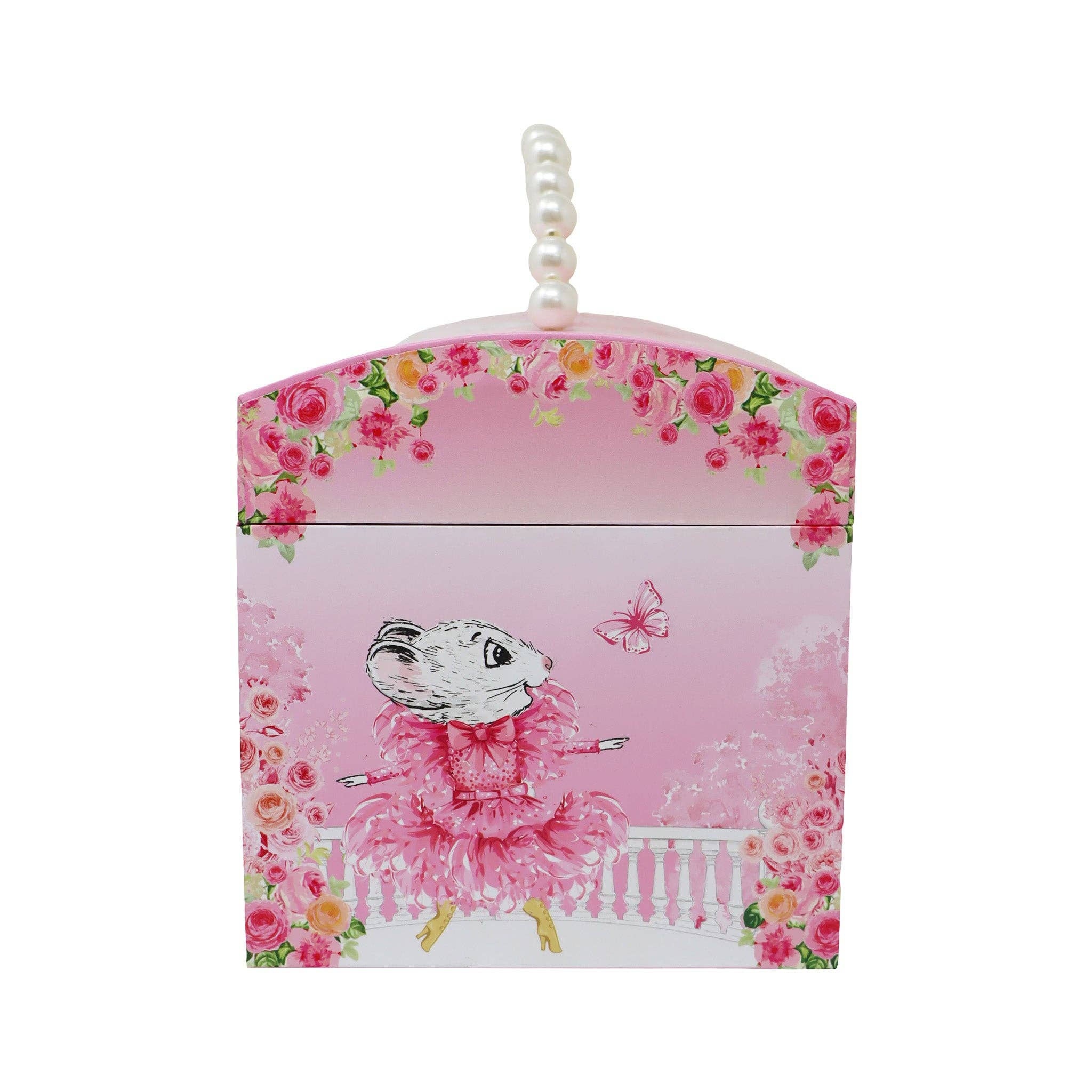 Pink Poppy USA - Wholesale Jewelry Box/Organizer - Kids - Claris The Chicest Mouse in Paris Pearl Musical Jewellery Box | Pack of 19
