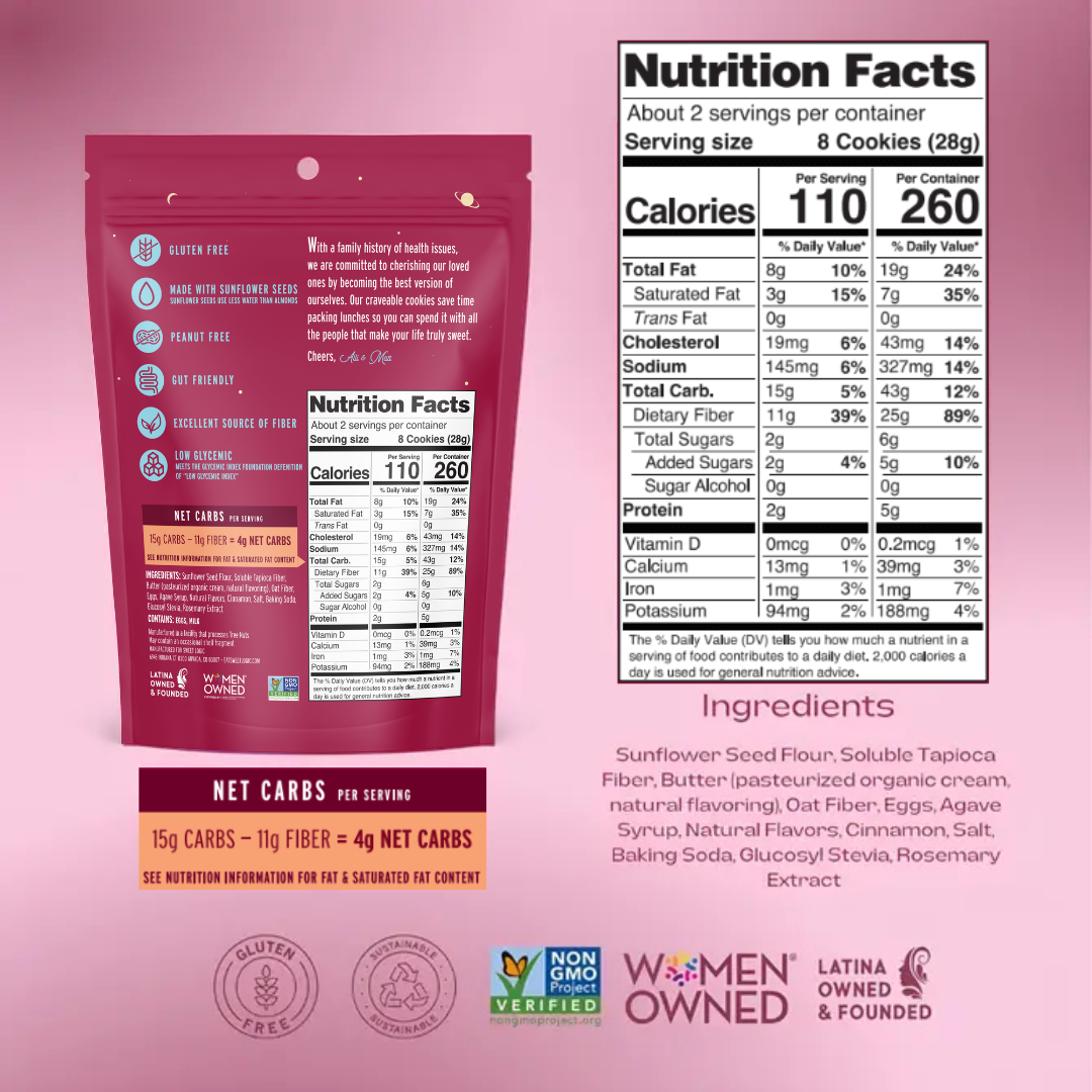 Sweet Logic - Wholesale Cookie - Cinnamon Churro Mini Cookie - Keto, Sugar-Free, Prebiotic8