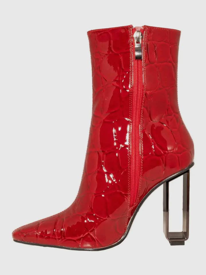 Palladium Metal Heel Bootie for wholesale by Italy's Kloset