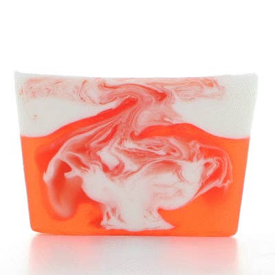 Peach Fizz Handmade Soap Slice for wholesale by The Soap Story