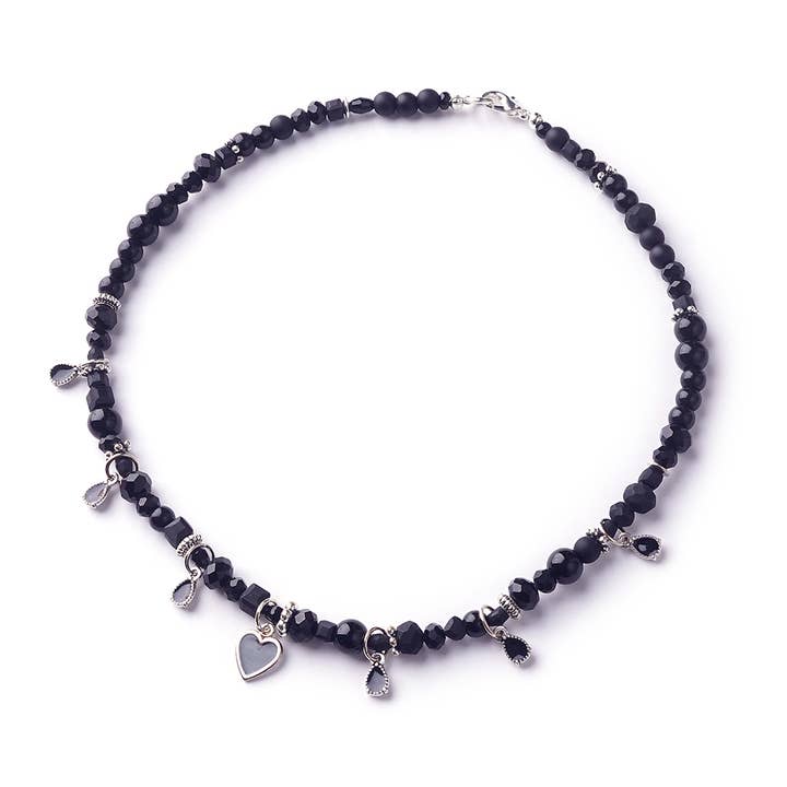 Shadow 44/50 SilverShiny, short necklace for wholesale by SchauTime