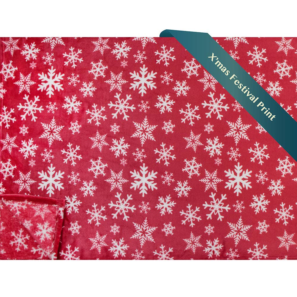 Pavilia – wholesale Prydnadsfilt – Pavilia julfleecefilt med säsongsmotiv47