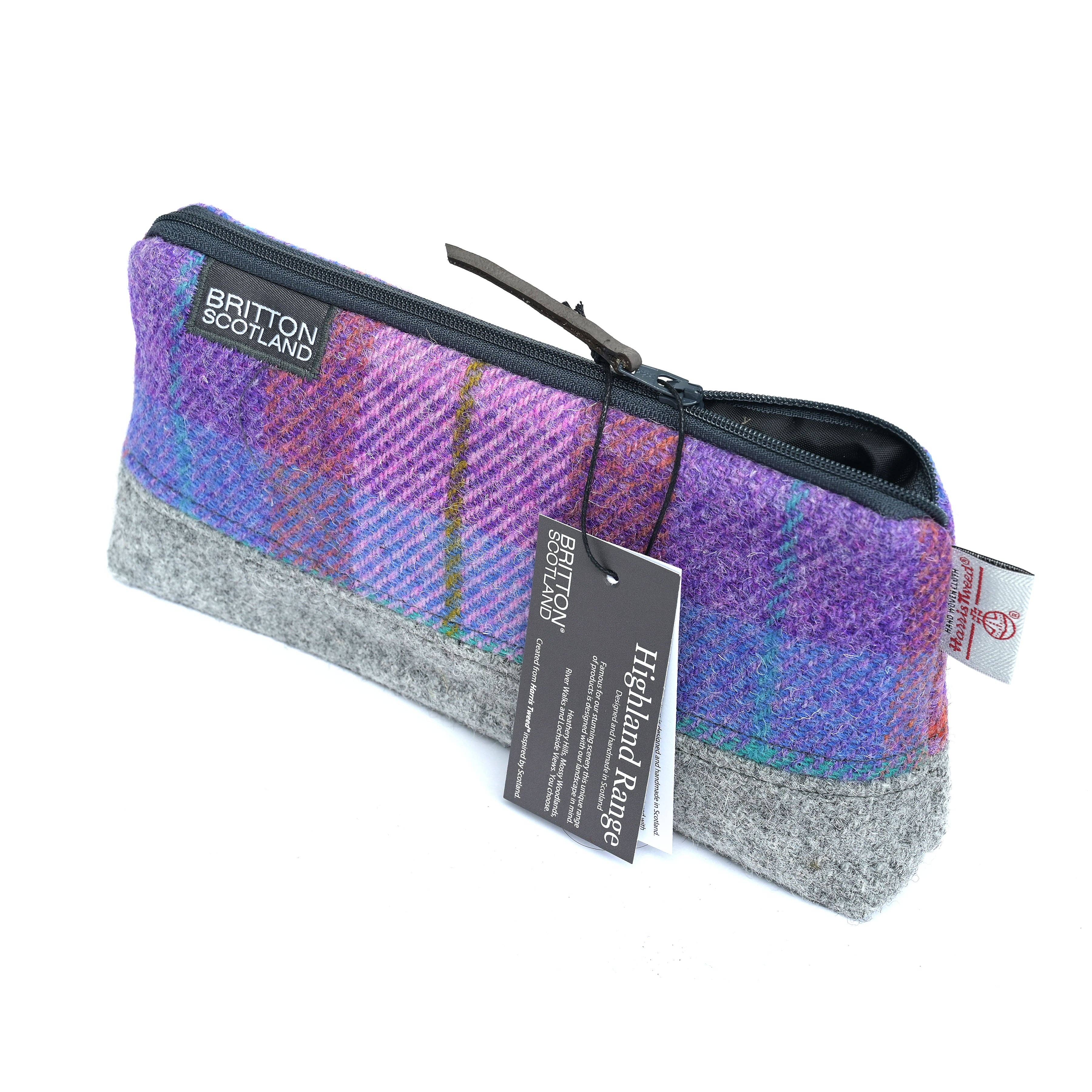 Amy Britton Harris Tweed Products - Wholesale Makeup/Cosmetic Bag - Highland Range Harris Tweed® Wash Bag9