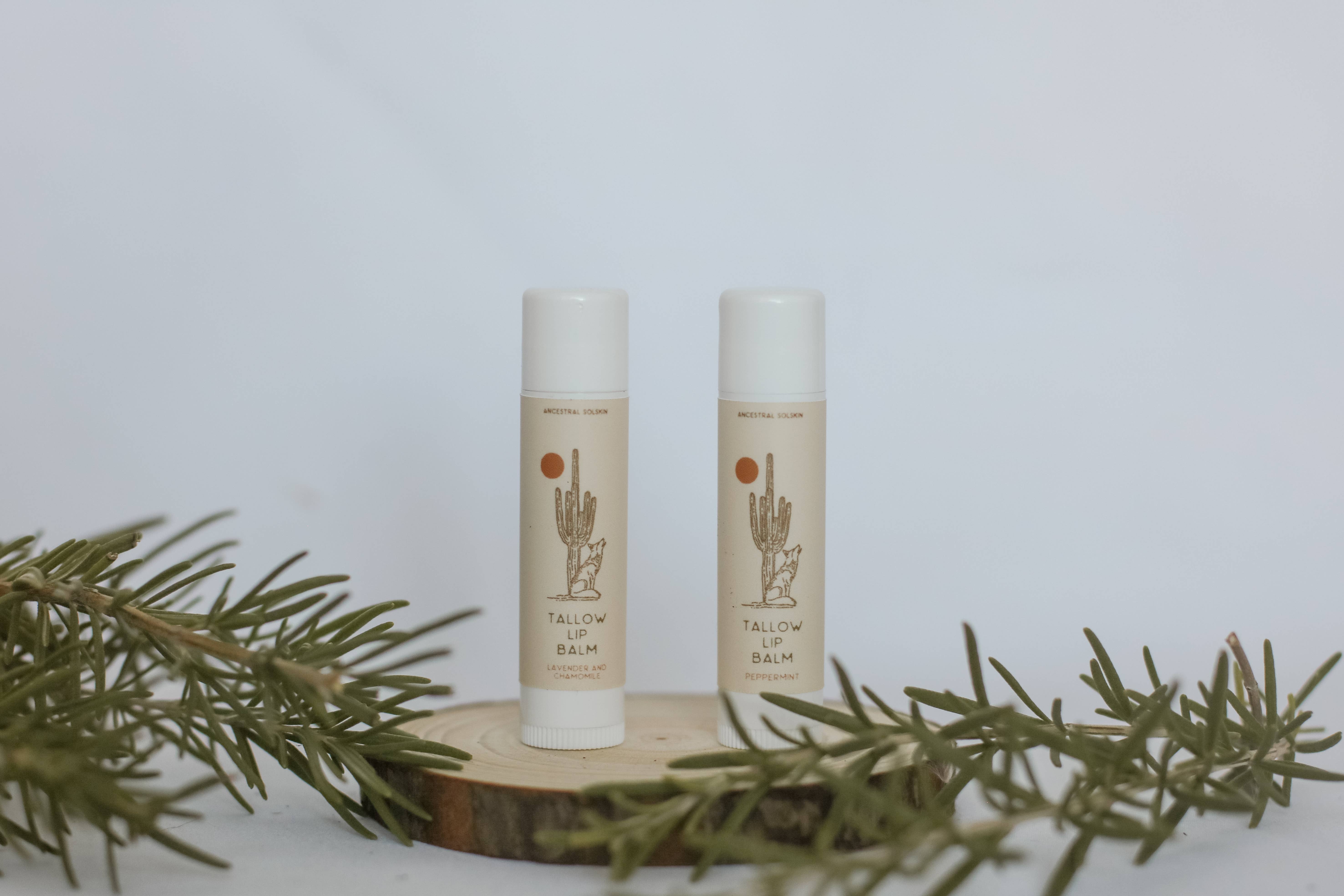 Ancestral Solskin - Wholesale Lip Balm - Peppermint Tallow Lip Balm0