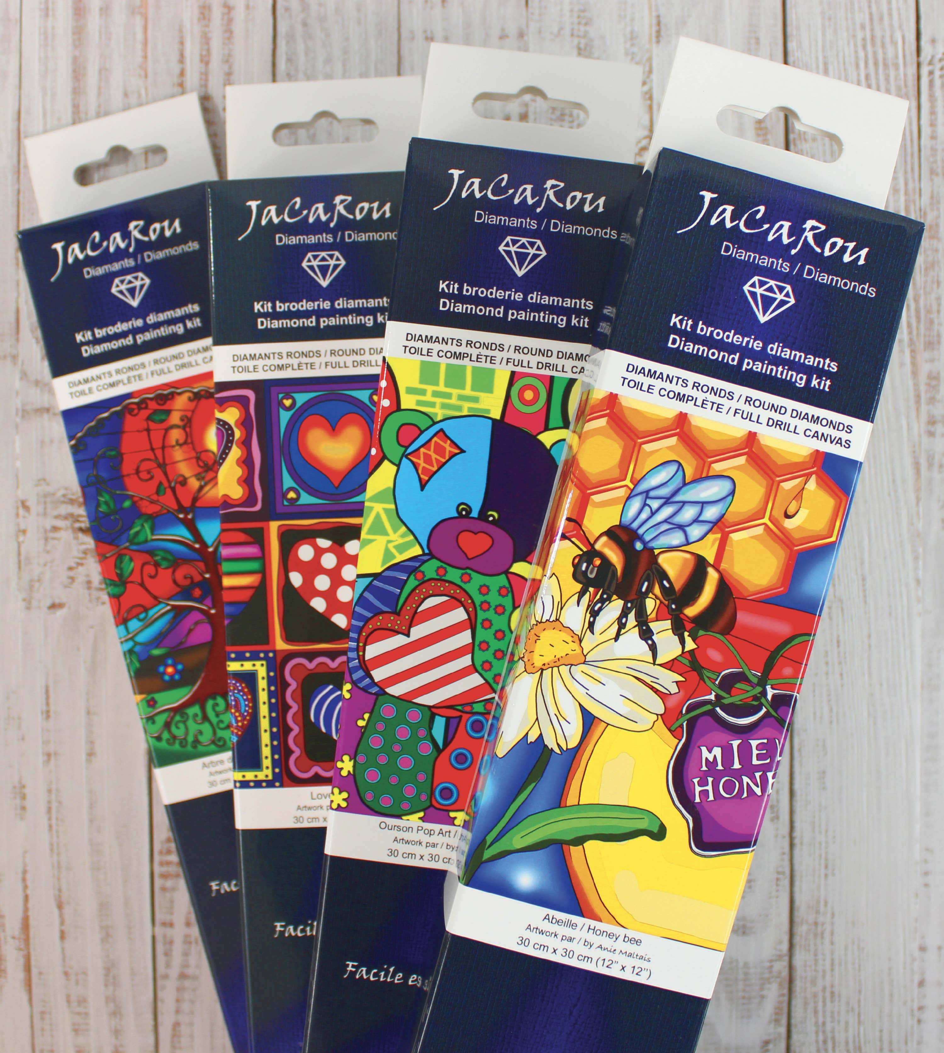 JaCaRou Puzzles Inc. - Vendita all'ingrosso Kit per lavoretti fai da te - Kit artistico per pittura con diamanti di pesce2