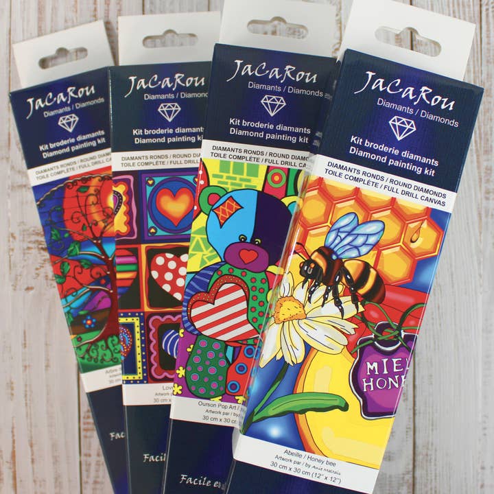 JaCaRou Puzzles Inc. - Vendita all'ingrosso Kit per lavoretti fai da te - Kit artistico per pittura con diamanti di pesce2