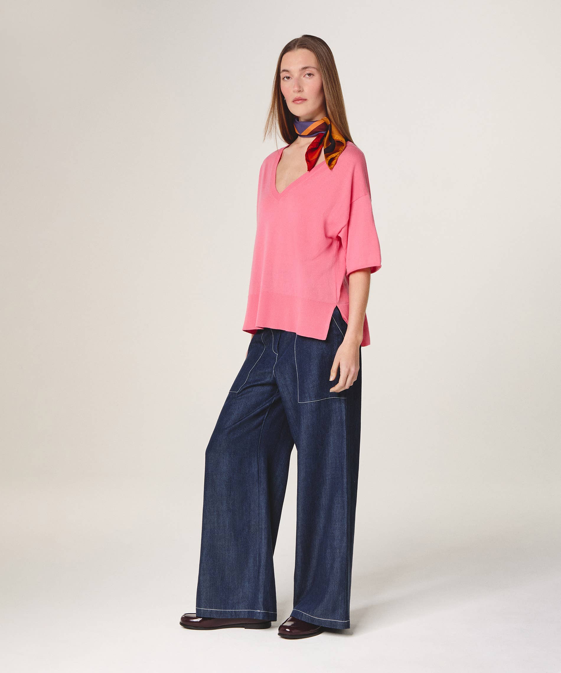 Rodier - Wholesale Scarf - Women's - Geometric silk square6