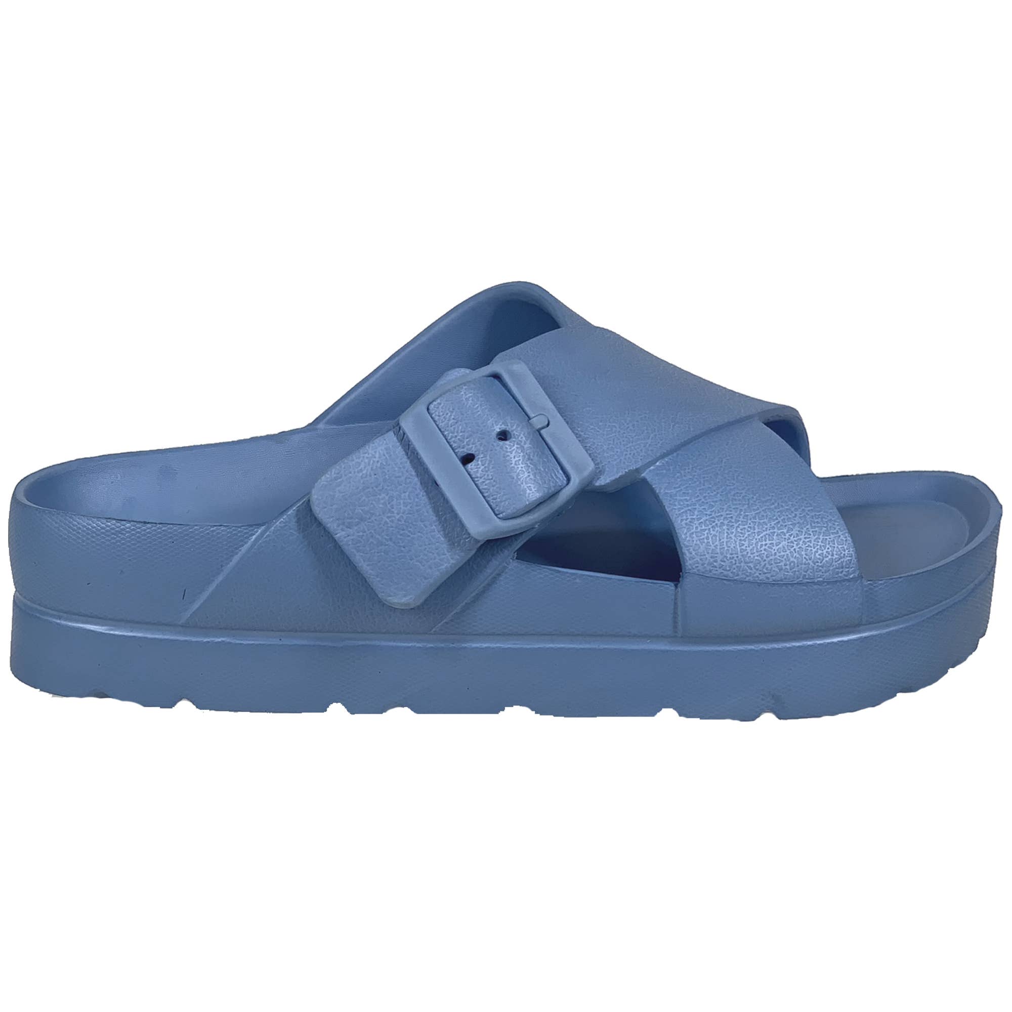 SOBEYO - Wholesale Sandals - Women's - Women's EVA Platform Sandals Criss-Cross Adjustable Buckles9