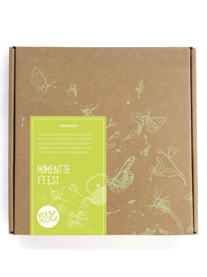 Confezione di tè 'Momento di Festa' per la vendita all'ingrosso da parte di Veer&Moon