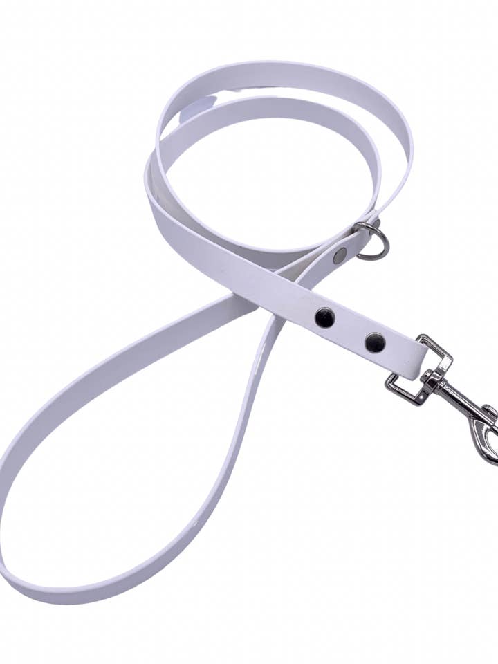 Weißes BioThane Blei für den Großhandel von Cavapoo Creations