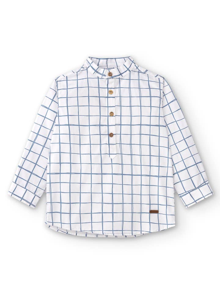 Camisa de niño azul Cocote & Charanga for wholesale by Charanga