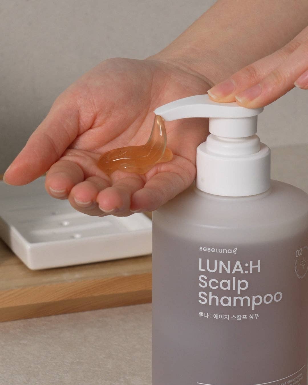 BEBELUNA - Wholesale Hair Shampoo - Luna:H Scalp Shampoo – Functional Hair Loss Care, Menthol Cooling, Peptide & Plant-Based Complex, 16.9 fl oz (500ml)5