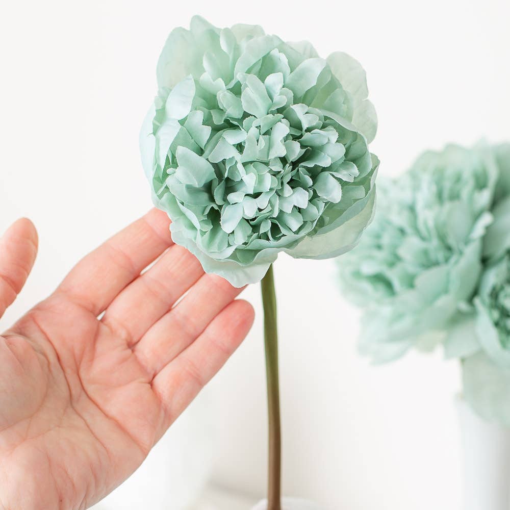 Factory Direct Craft - Wholesale Artificial Flowers - 9" Artificial Peony Silk Flower Bundle - Select Color5