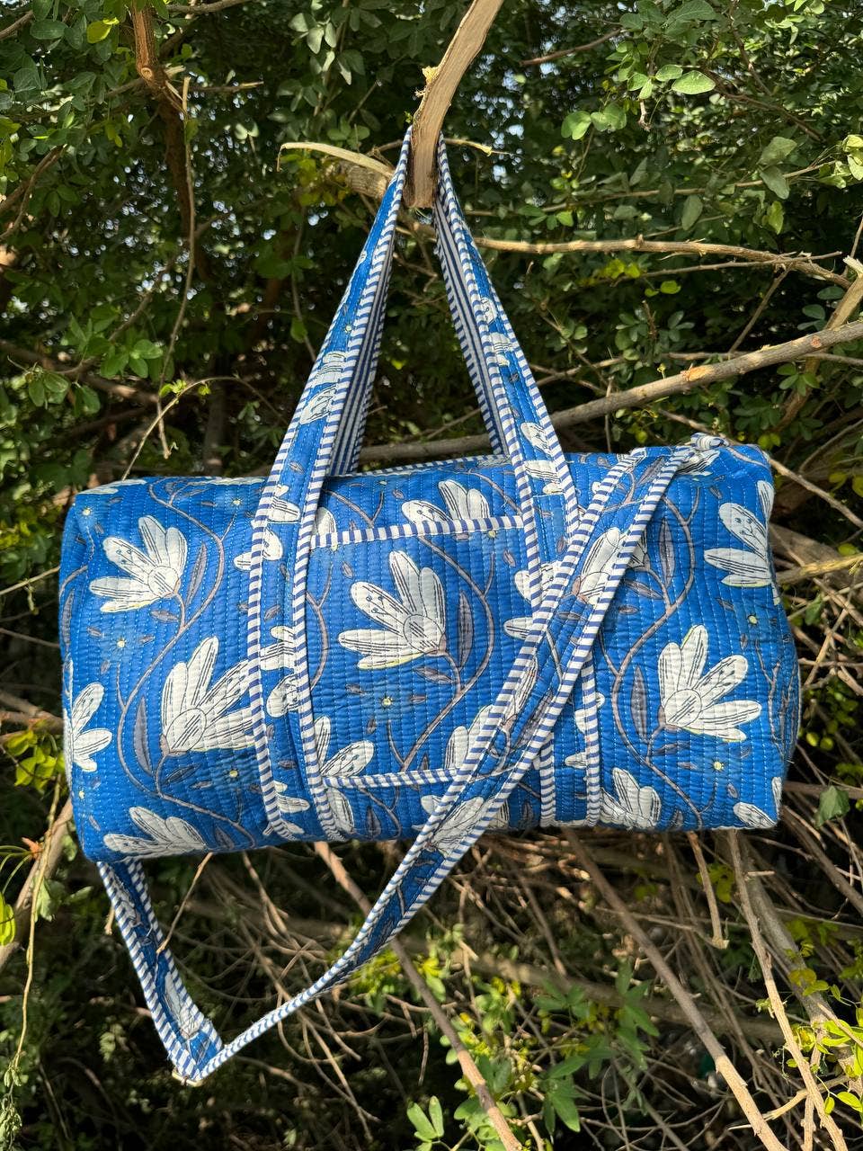 GYPSY STUDIO - Wholesale Weekender Bag - Women's - 100% Cotton Canvas Duffel Bag Eco-Friendly Cotton Duffel Bag1