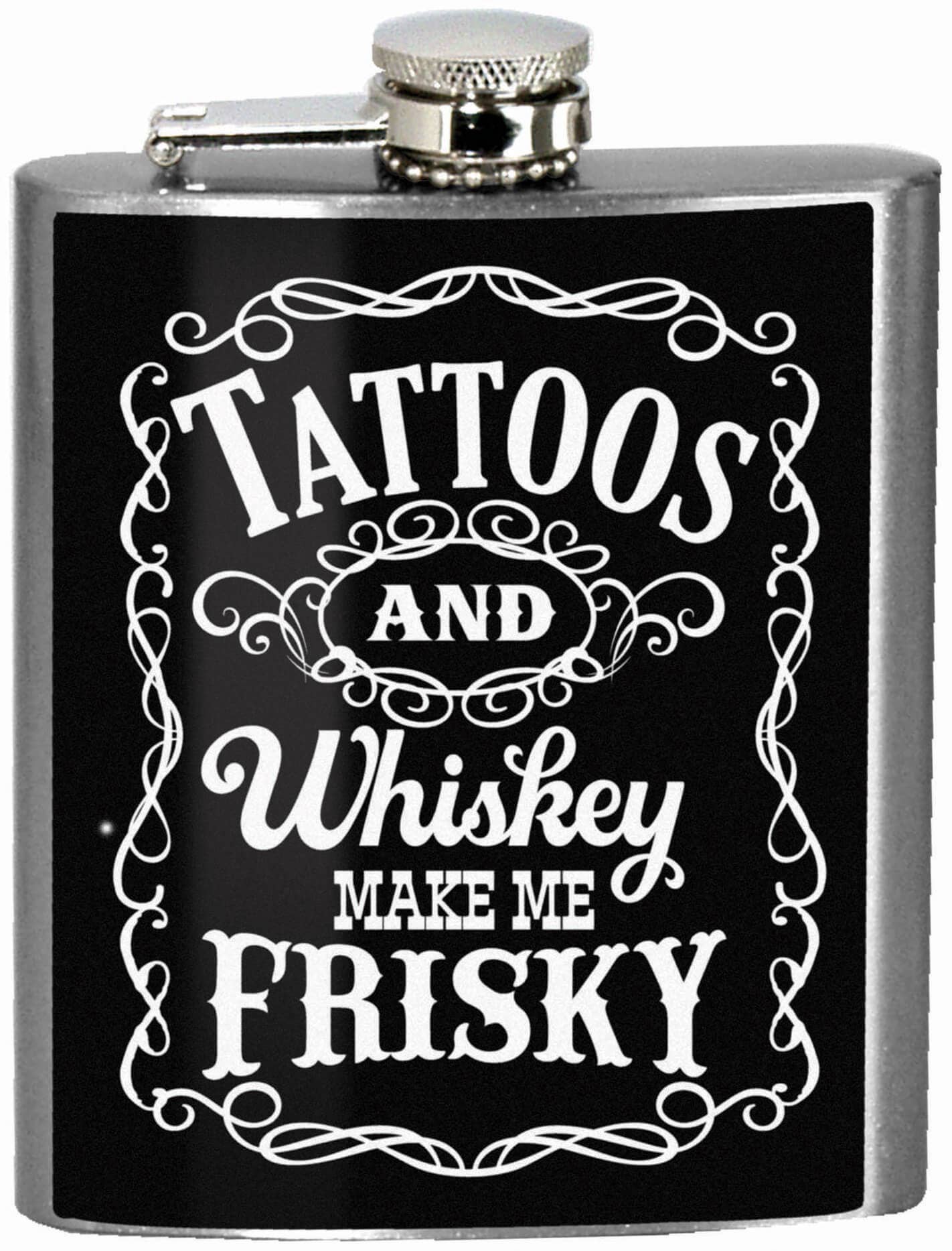Spoontiques, Inc - Vente Flasque - Flacon à whisky et tatouages