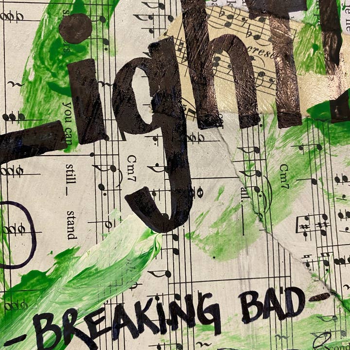 Lexicon of Love Music Art - Wholesale Art Print - BREAKING BAD "Tread Lightly"
