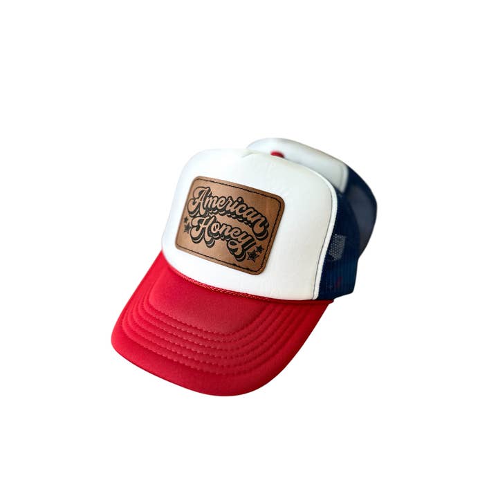 Wild Indigo – Engroshandel Trucker hat - Dame – Amerikansk Honning Trucker Hat 4. juli2