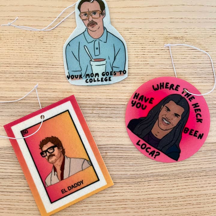 Gaec Studio – wholesale Air freshener – El daddy Lotería Pedro Pascal Pop Culture air refresher