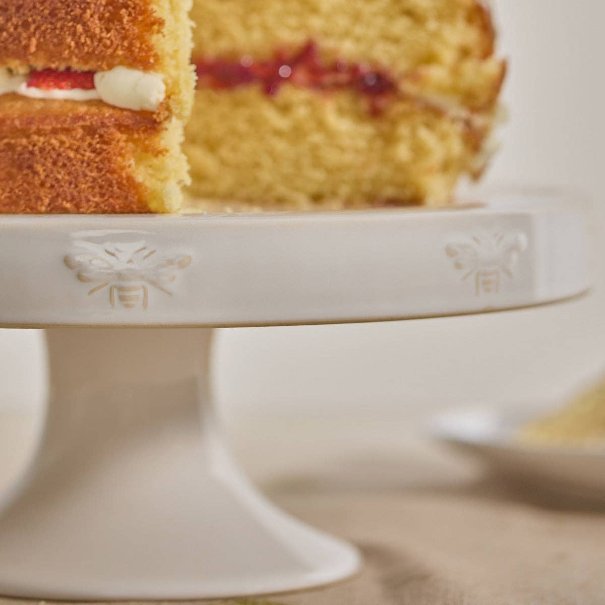 Sophie Allport - Wholesale Cake Stand - Bees Stoneware Cake Stand1