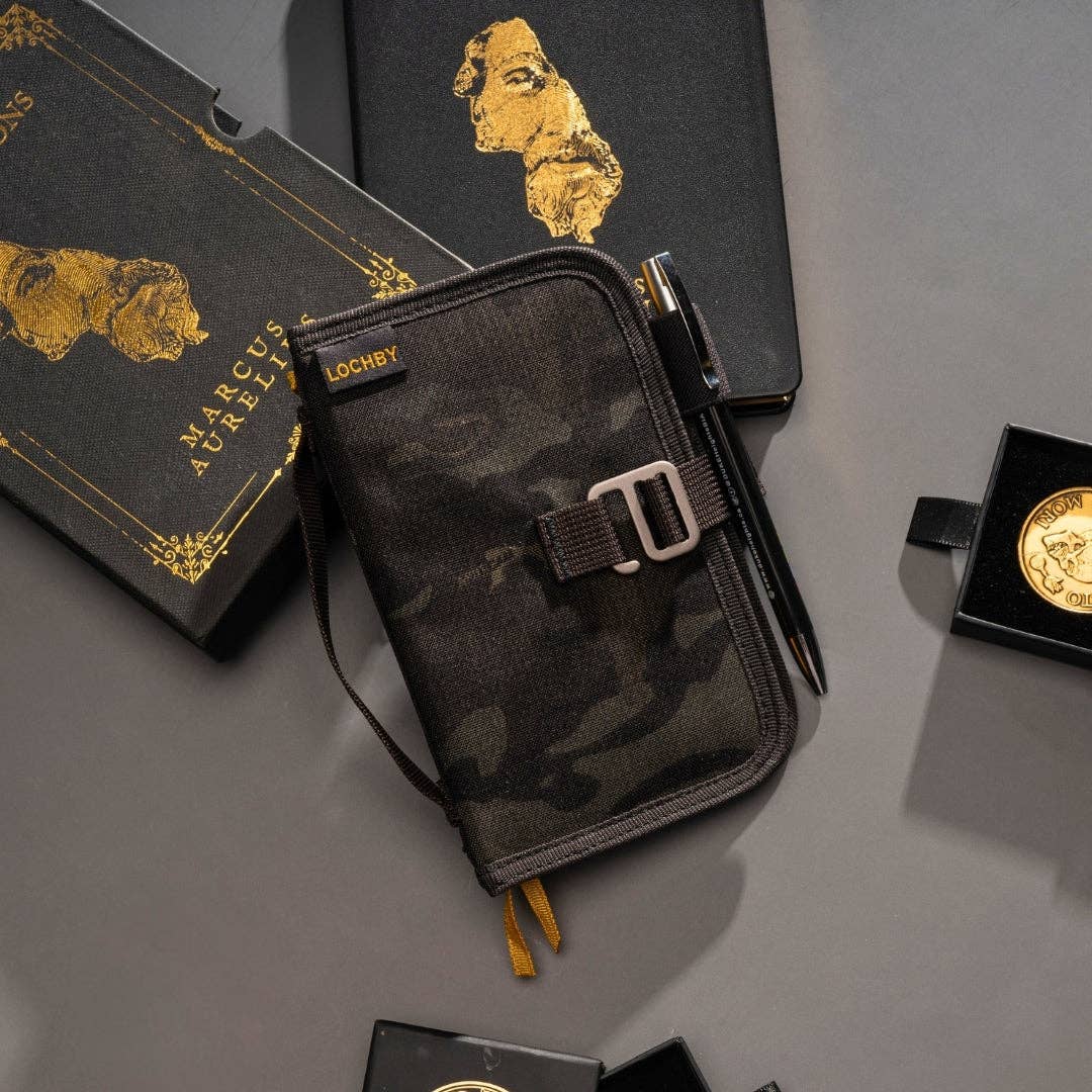 LOCHBY - Vendita all'ingrosso Diari/agende - Mini diario da campo compatto con sistema elastico per 4 taccuini36