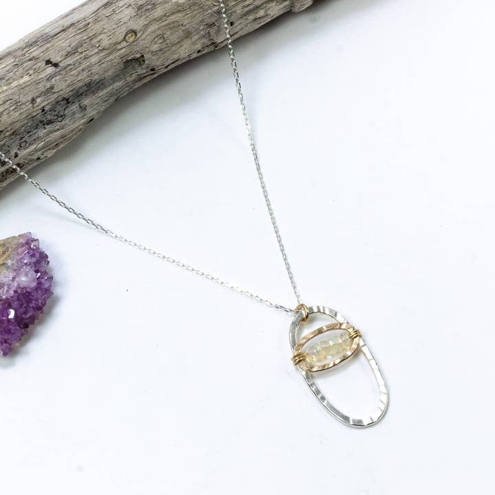 Opal Solstice Pendant for wholesale by Laura J Designs