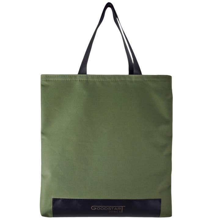 GOODSTART JONES – Engroshandel Tote bag - Dame – Stor arbejde Tote taske 45 cm x 40 cm | OLIVENGRØN