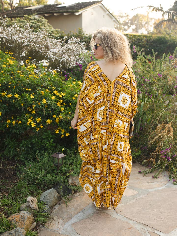 Jennafer Grace - Wholesale Kaftan - Women's - Golden Villa Caftan Kaftan Dress