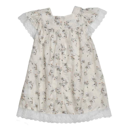PHLONA - Wholesale Dress - Kids - European dress, vintage girls dress, butterfly print dress, boutique, toddler dress, portrait dress, vintage floral dress, summer dress