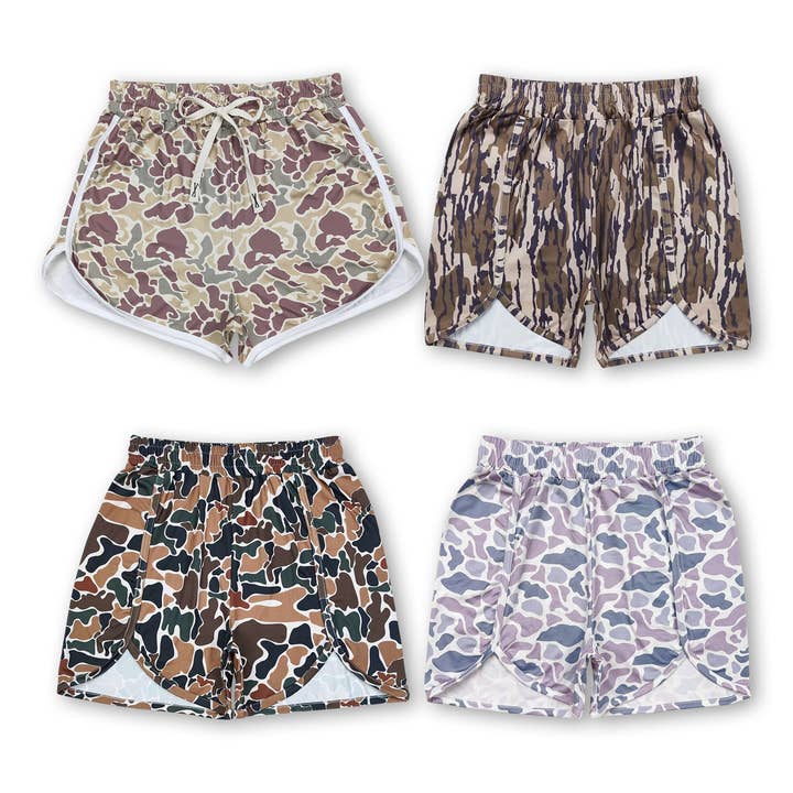 Yawoo Garments - Wholesale Shorts - Women's - Bottomland camo adult women summer shorts