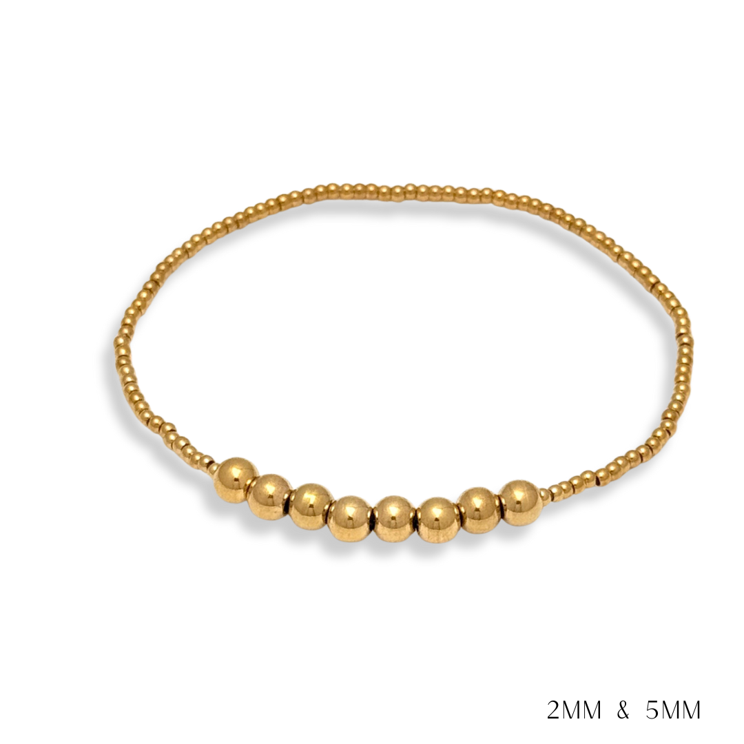 Savvy Bling - Vente Bracelet de perles - Bracelets en perles de perles et d'or étanches16