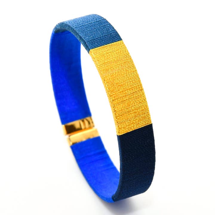 Lilie and Koh - Vendita all'ingrosso Bracciale a polsino - Bracciale Tao Bleu Orange