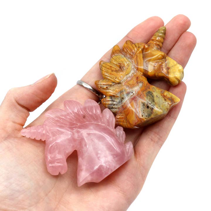 Crystal River Gems LLC - Wholesale Spiritual stone/crystal - SET OF 10 - Mixed Stone Unicorns / 2" Avg