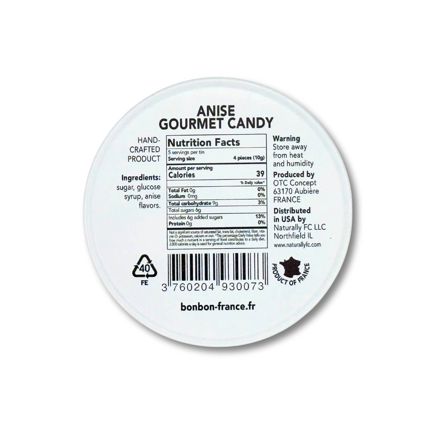 Bonbon-France - Wholesale Hard Candy - Saint-Angel Anise5