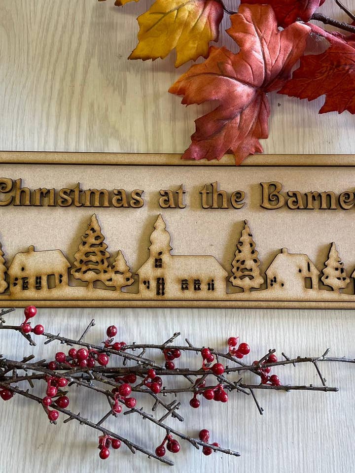 Christmas Road Sign for wholesale by manchester laser cuts