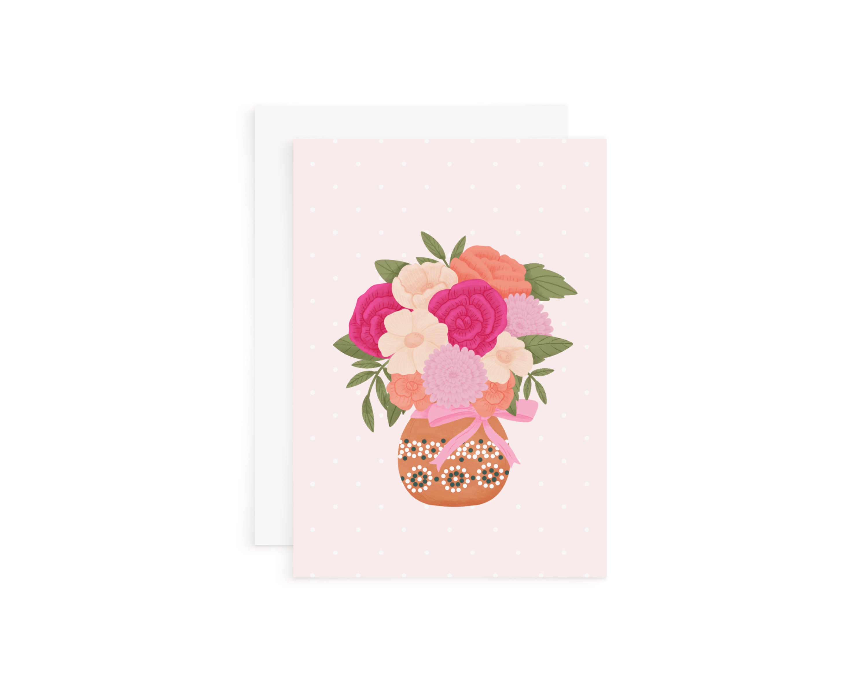 Things in Spanish - Wholesale Everyday Greeting Card - Mexican Flower Bouquet Card0