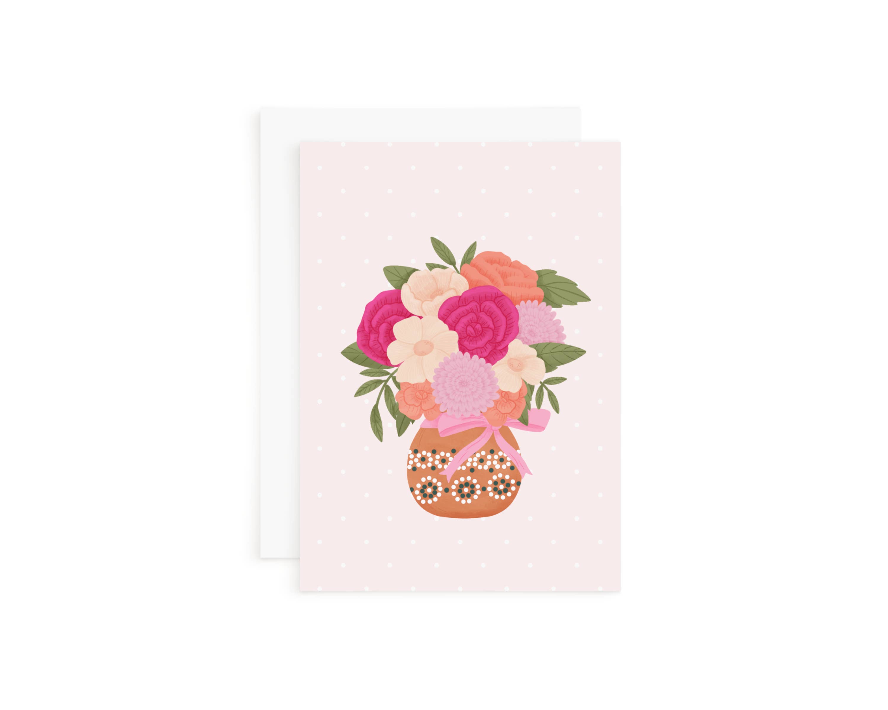 Things in Spanish - Wholesale Everyday Greeting Card - Mexican Flower Bouquet Card