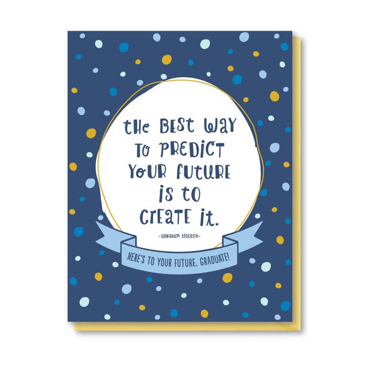 Future Graduation Card for wholesale by doodle bird design