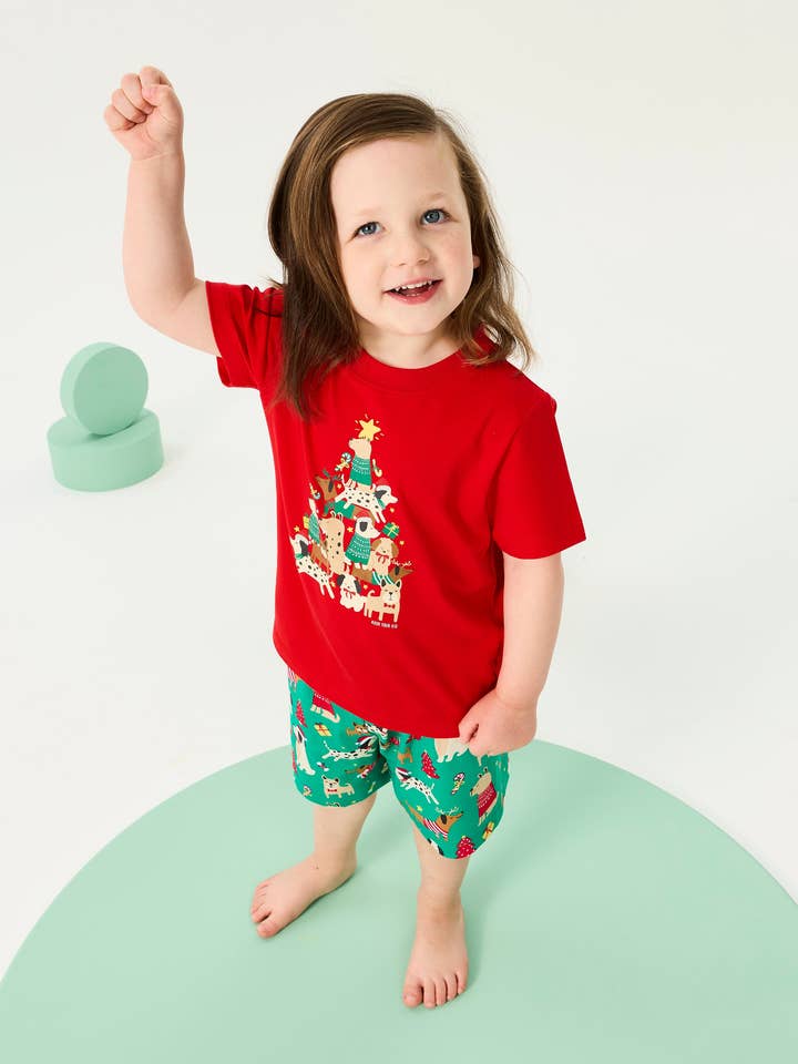 Holly Pooch FLEAS NAVIDAD PJ SLEEP SET for wholesale on Faire1