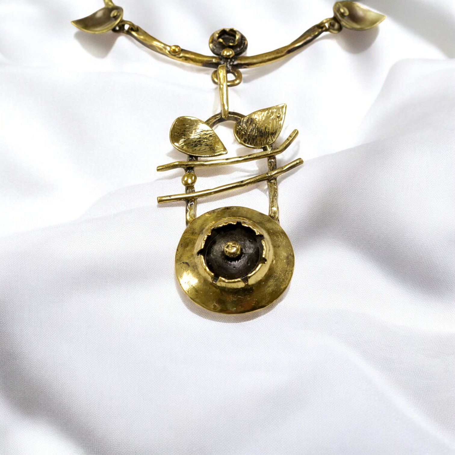 The Ancient Bazaar Jewelry & Accessories – Engroshandel Halskæde med vedhæng – Vare nr. BRN-1074 - Messinghalskæde3