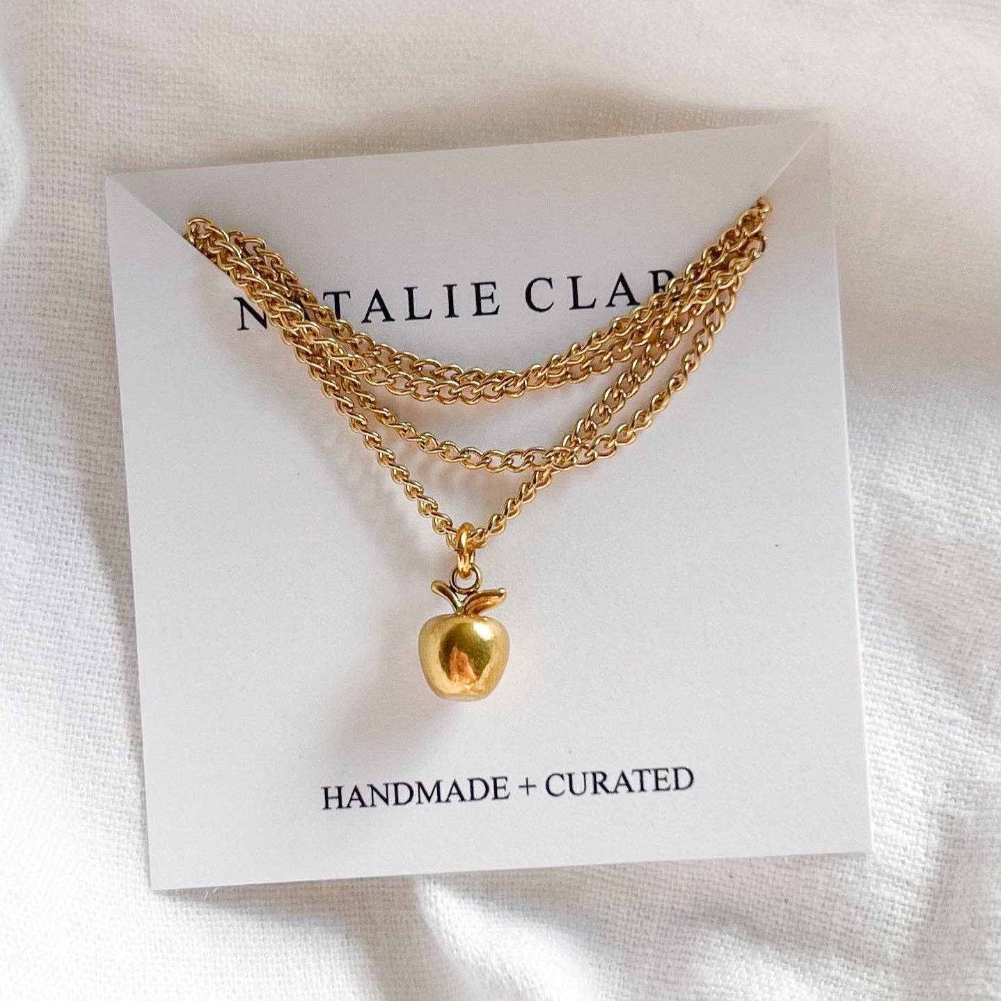 Natalie Clare Collections - Wholesale Pendant/Charm Necklace - The Honey Crisp Necklace