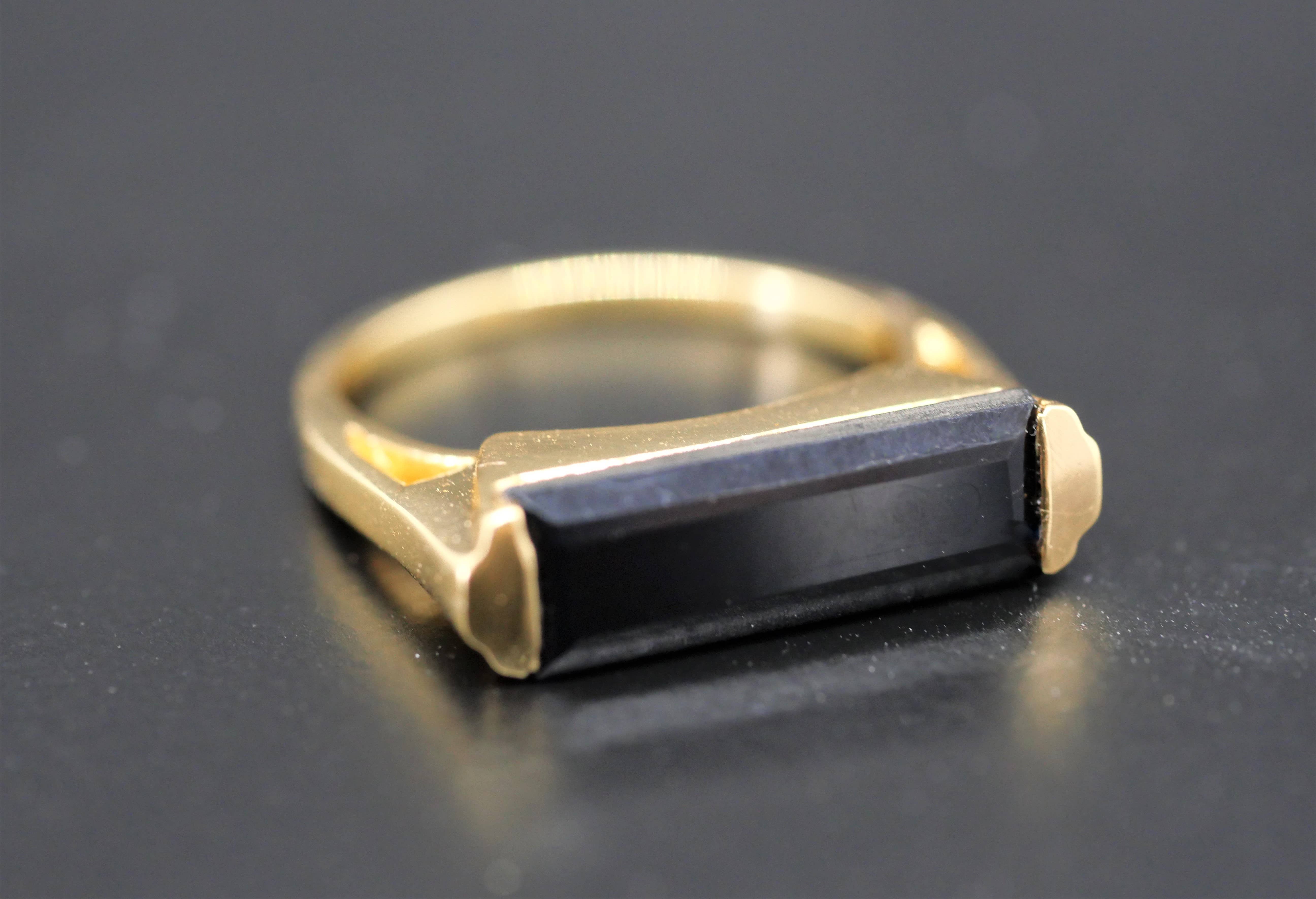 Atelier Leblanc - Wholesale Single Stone/Solitaire Ring - Finesse Onyx Ring1