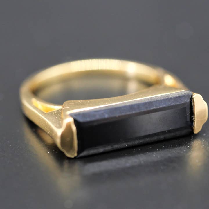 Atelier Leblanc - Wholesale Single Stone/Solitaire Ring - Finesse Onyx Ring1