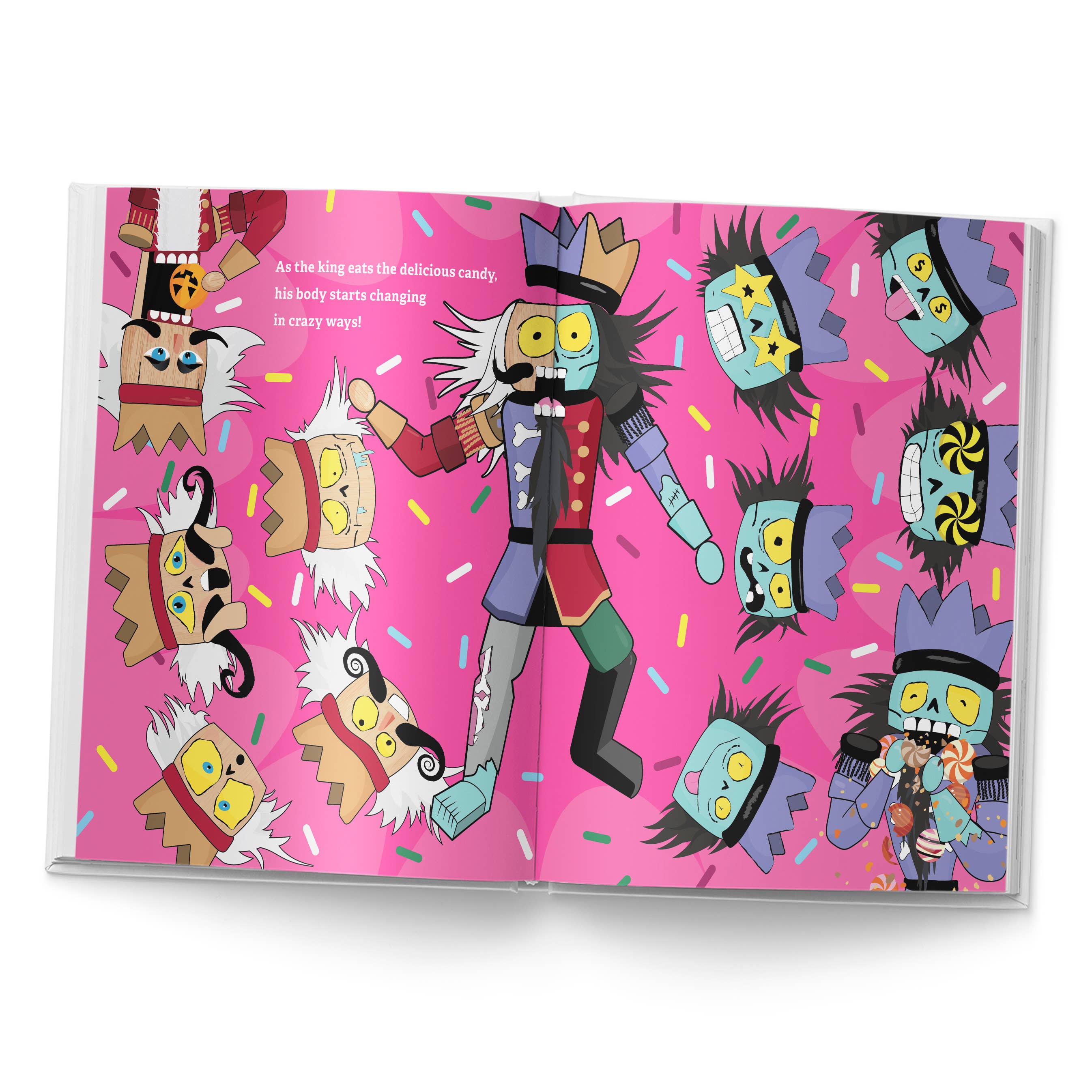 Monster Crackers - Wholesale Preschool Book (3-5) - King Chomp Crazy Christmas Children’s Hardcover Book7